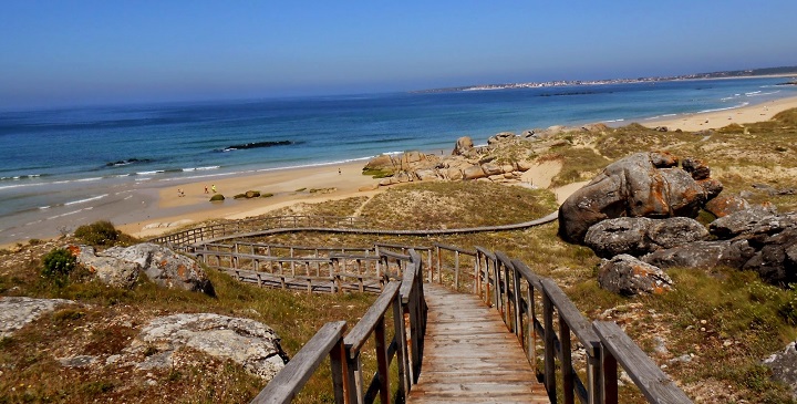 Playa de O Vilar en Ribeira