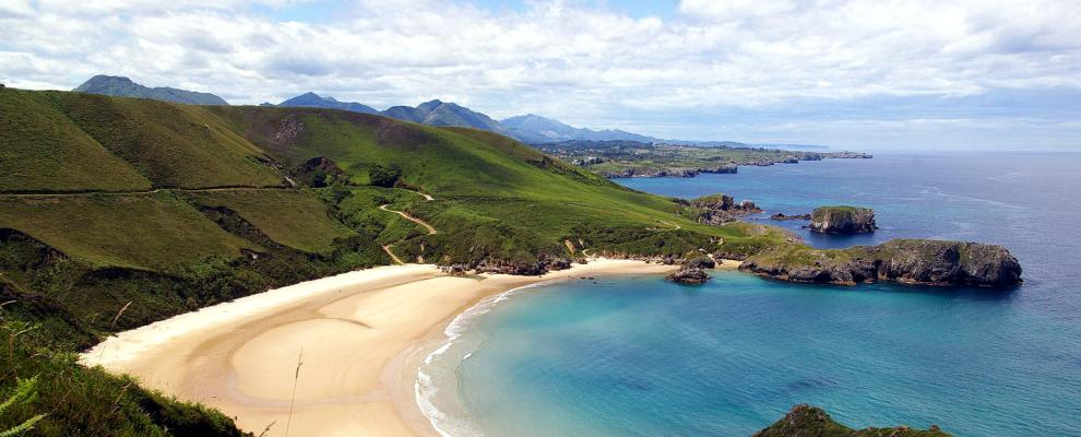 Playa de Melide en Cangas