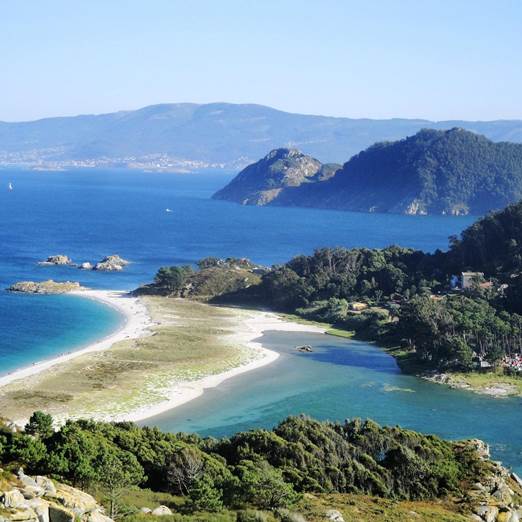 Playa de Rodas en las Islas Cíes