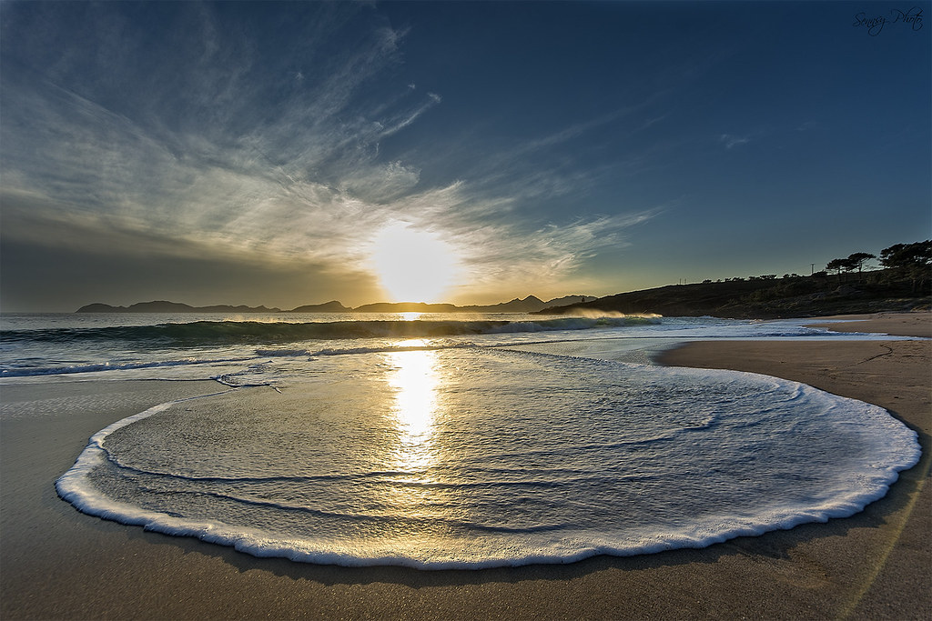 Playa de Melide en Cangas