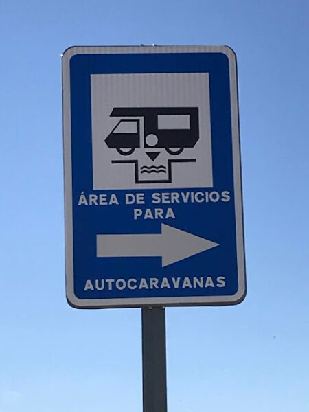 Área de servicio para autocaravanas