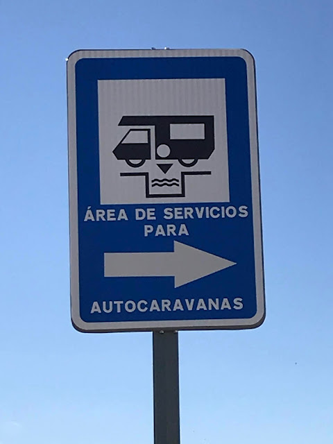 Área de servicio para autocaravanas